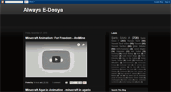 Desktop Screenshot of e-dosya.blogspot.com