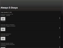Tablet Screenshot of e-dosya.blogspot.com