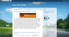 Desktop Screenshot of hardhathabitat.blogspot.com