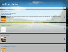 Tablet Screenshot of hardhathabitat.blogspot.com