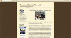 Desktop Screenshot of animalclinicatthorndale.blogspot.com