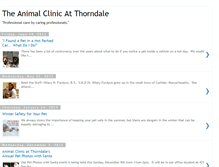 Tablet Screenshot of animalclinicatthorndale.blogspot.com