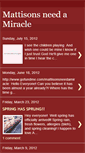 Mobile Screenshot of mattisonmiracle.blogspot.com