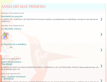 Tablet Screenshot of anselmomatprimero.blogspot.com