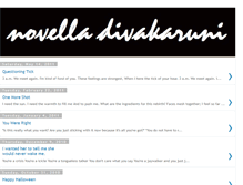 Tablet Screenshot of novelladivakaruni.blogspot.com