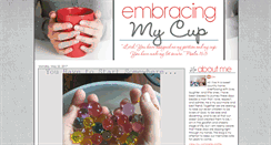 Desktop Screenshot of embracingmycup.blogspot.com