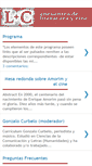 Mobile Screenshot of encuentroliteraturaycine.blogspot.com