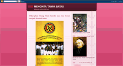Desktop Screenshot of mencintatanpabatas.blogspot.com