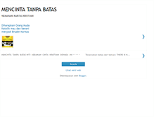 Tablet Screenshot of mencintatanpabatas.blogspot.com