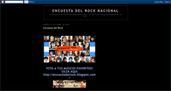 Desktop Screenshot of encuestadelrocknacional.blogspot.com