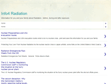 Tablet Screenshot of info4radiation.blogspot.com
