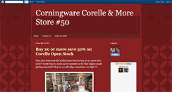 Desktop Screenshot of corningwarecorelleandmorestore50.blogspot.com