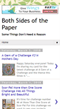 Mobile Screenshot of bothsidesofthepaper.blogspot.com