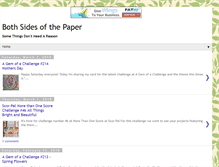 Tablet Screenshot of bothsidesofthepaper.blogspot.com