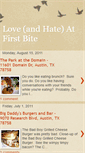 Mobile Screenshot of lovehatefirstbite.blogspot.com