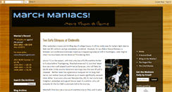 Desktop Screenshot of marchmaniacs.blogspot.com