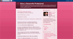 Desktop Screenshot of eticaydesarrolloprofesional.blogspot.com