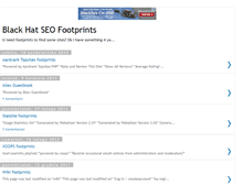 Tablet Screenshot of blackhatfootprints.blogspot.com
