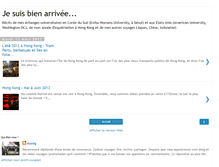 Tablet Screenshot of jesuisbienarrivee.blogspot.com