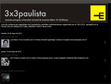 Tablet Screenshot of 3x3paulista.blogspot.com