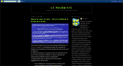 Desktop Screenshot of lepolemiste.blogspot.com