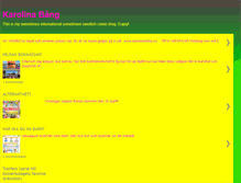 Tablet Screenshot of karolinabang.blogspot.com