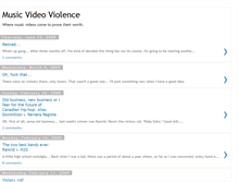 Tablet Screenshot of musicvideoviolence.blogspot.com