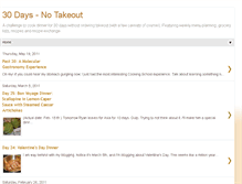 Tablet Screenshot of 30days-notakeout.blogspot.com