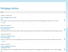Tablet Screenshot of mortgageadvicecentral.blogspot.com