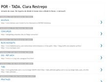 Tablet Screenshot of clararestrepo.blogspot.com