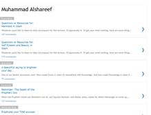 Tablet Screenshot of muhammadalshareef.blogspot.com