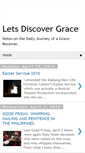 Mobile Screenshot of letsdiscovergrace.blogspot.com