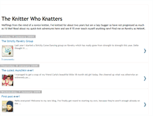 Tablet Screenshot of knitterwhoknatters.blogspot.com