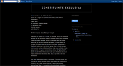 Desktop Screenshot of constituinte-exclusiva.blogspot.com