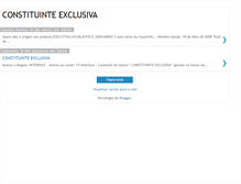 Tablet Screenshot of constituinte-exclusiva.blogspot.com