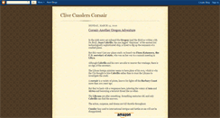 Desktop Screenshot of clive-cussler-corsair.blogspot.com