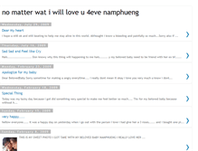 Tablet Screenshot of nomatterwatiwillloveu4evenamphueng.blogspot.com