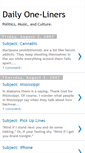 Mobile Screenshot of dailyoneliners.blogspot.com