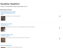 Tablet Screenshot of kundekarmodelleri.blogspot.com