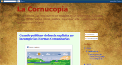 Desktop Screenshot of lakornucopia.blogspot.com