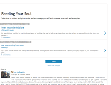 Tablet Screenshot of feedingyoursoul.blogspot.com