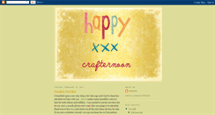 Desktop Screenshot of happycrafternoon.blogspot.com