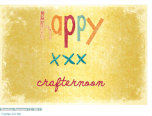 Tablet Screenshot of happycrafternoon.blogspot.com
