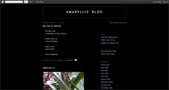 Desktop Screenshot of amaryllis-a-day.blogspot.com