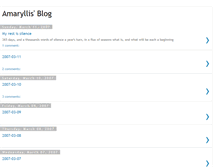 Tablet Screenshot of amaryllis-a-day.blogspot.com