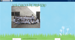 Desktop Screenshot of loschicosdeprimero2011.blogspot.com