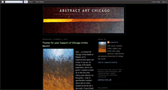 Desktop Screenshot of abstractartchicago.blogspot.com