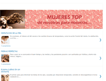 Tablet Screenshot of mujeres-top.blogspot.com