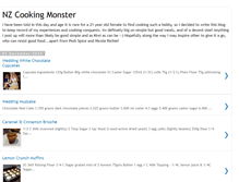 Tablet Screenshot of nzcookingmonster.blogspot.com