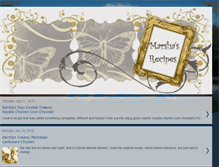 Tablet Screenshot of marshasrecipes.blogspot.com